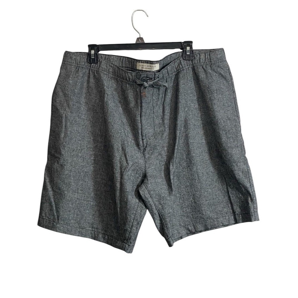 Island Republic Men's Flat Front Grey Shorts